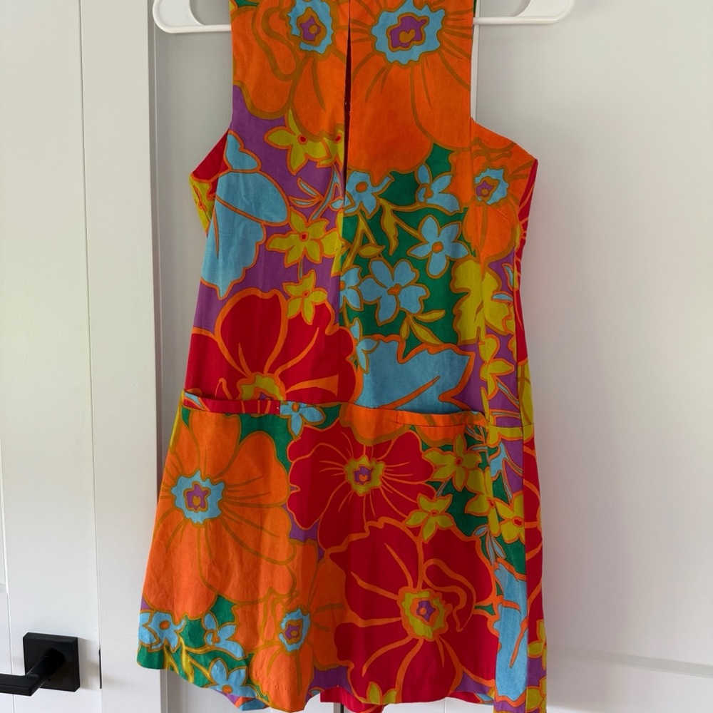 Olivaceous Floral Sleeveless sundress